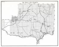 Phillips County - South, Fort Peck Game Range, Telegraph Creek, Fourchette, Ceekay, Regina, First Creek, Content, Midale, Montana State Atlas 1950c